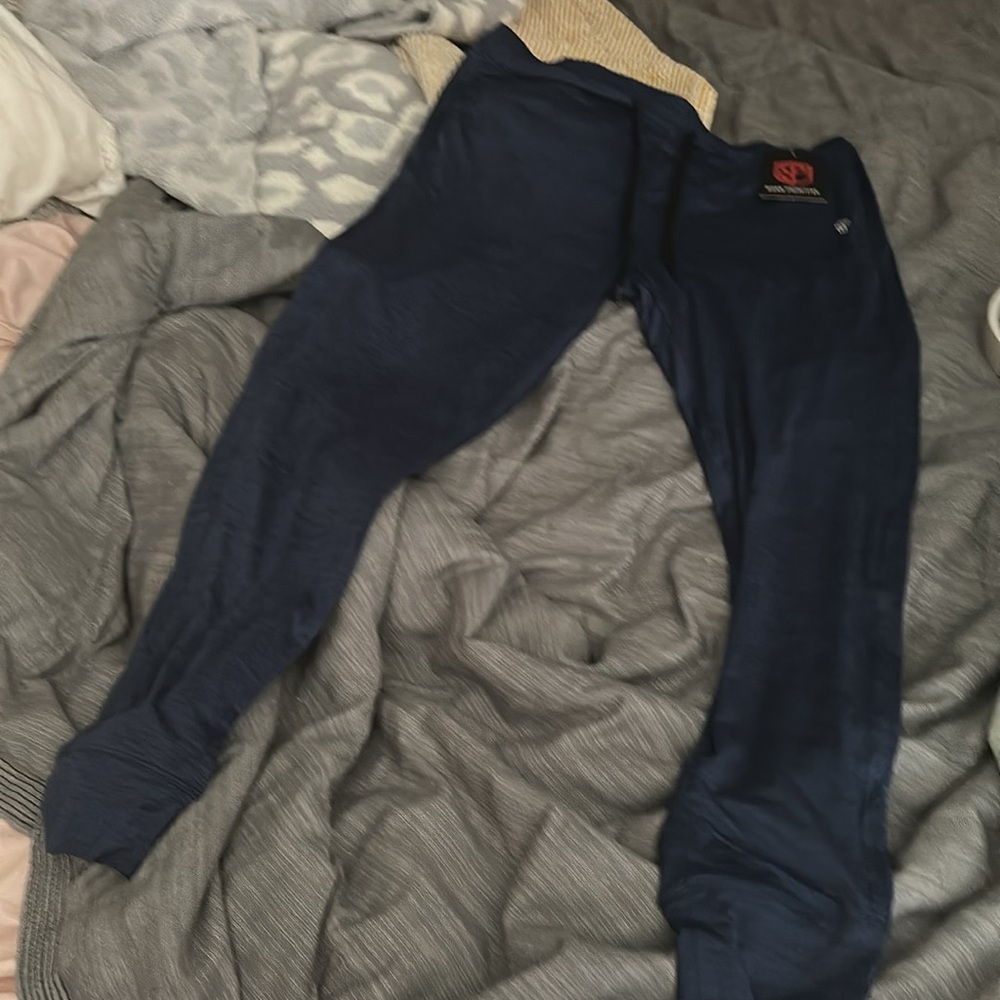 Born Primitive Womens Deep Blue Athletic Pant Joggers - Picture 3 of 5